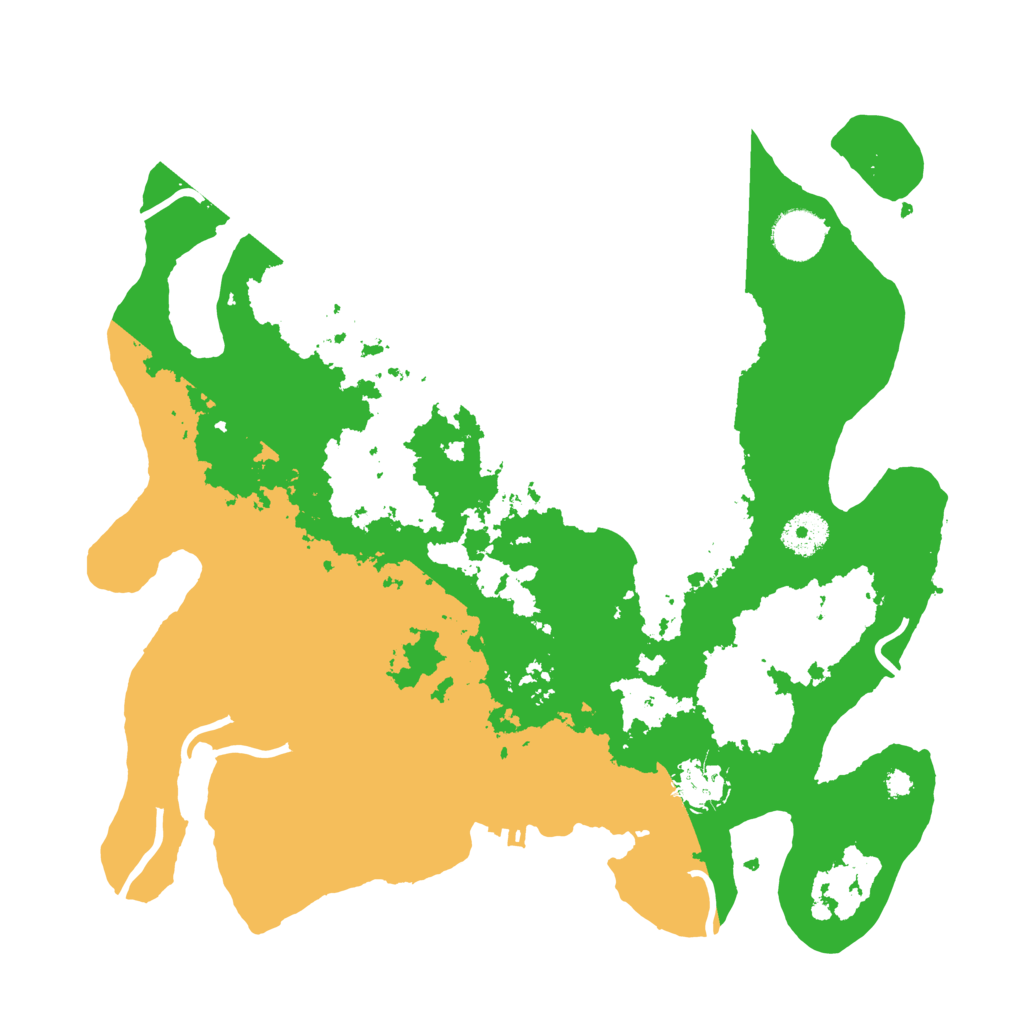 Biome Rust Map: Procedural Map, Size: 3500, Seed: 123123123