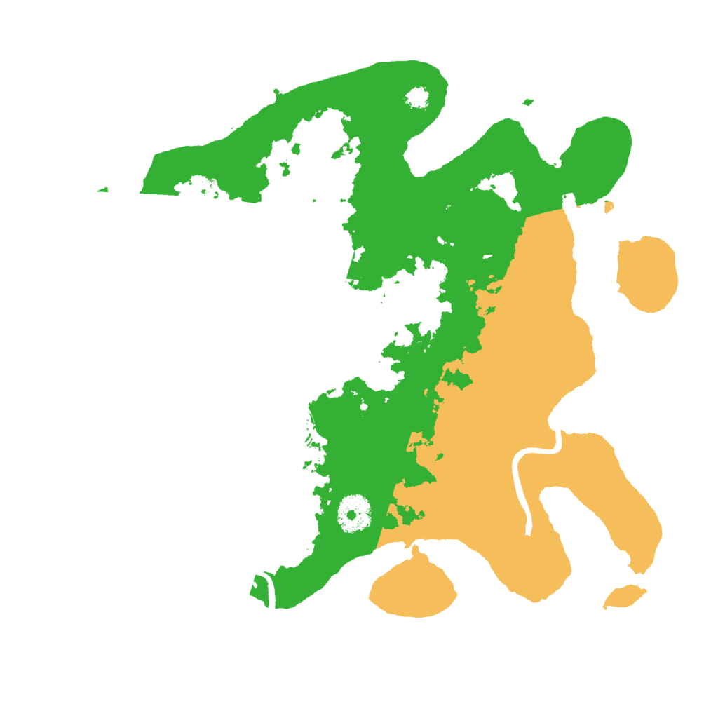 Biome Rust Map: Procedural Map, Size: 3000, Seed: 1081
