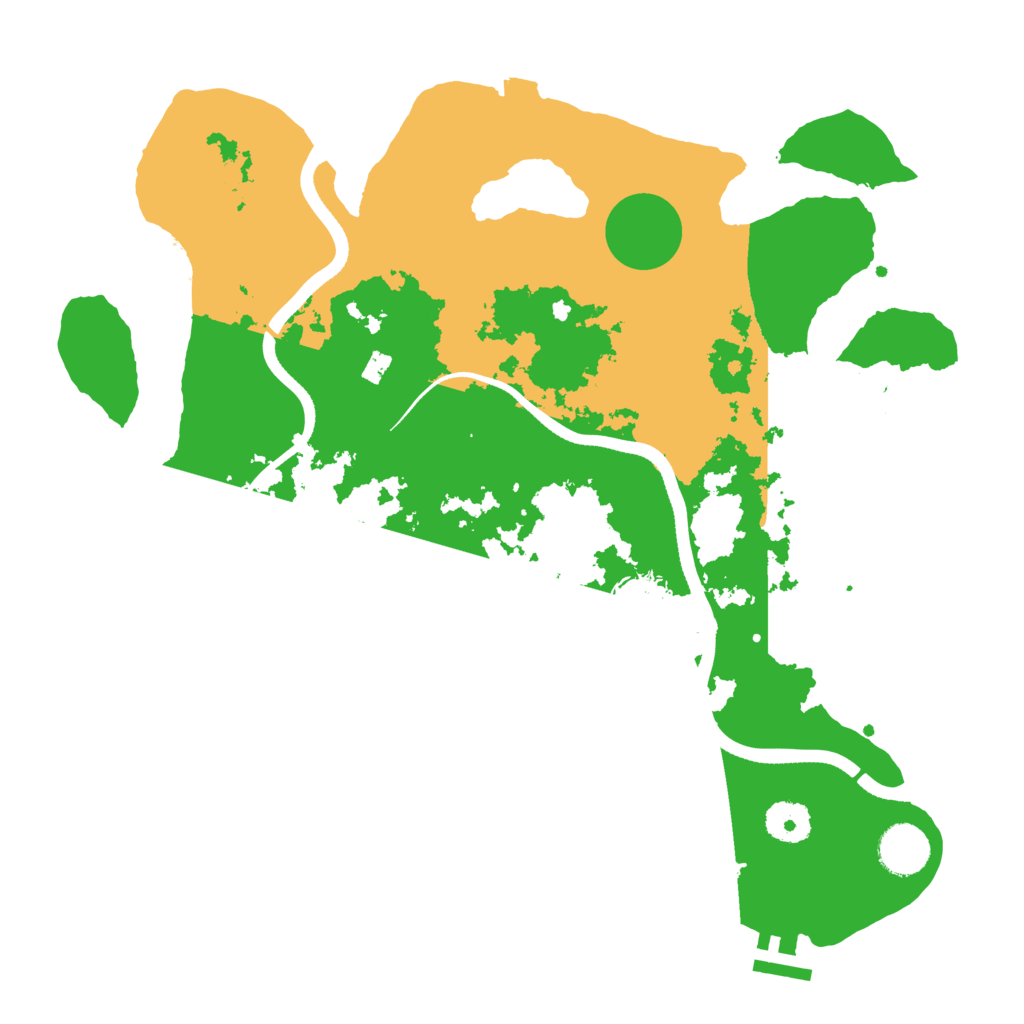 Biome Rust Map: Procedural Map, Size: 3530, Seed: 2147483647