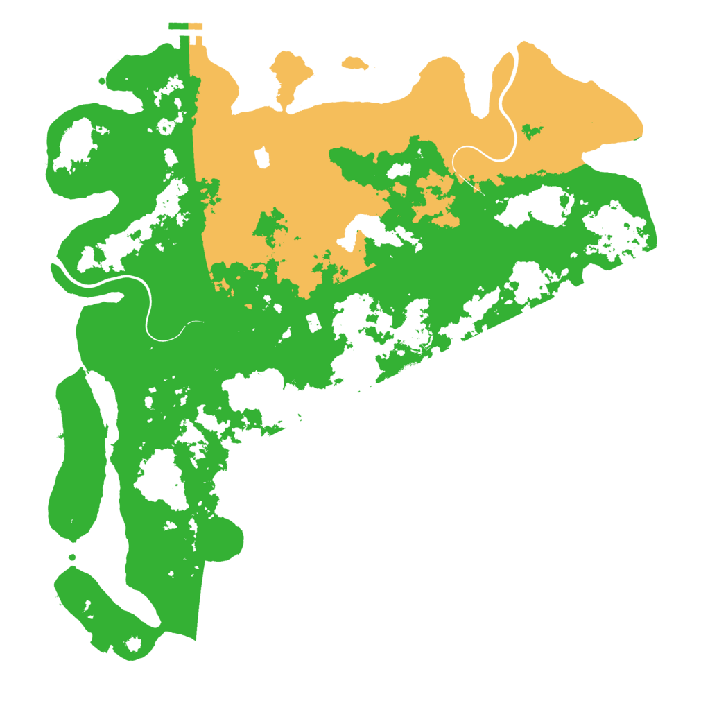 Biome Rust Map: Procedural Map, Size: 4250, Seed: 1165437070