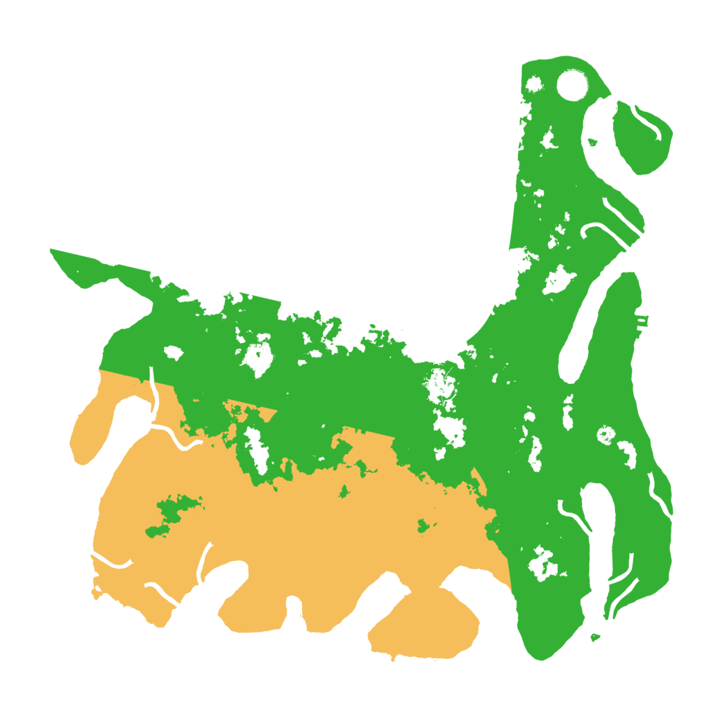 Biome Rust Map: Procedural Map, Size: 4000, Seed: 300880025