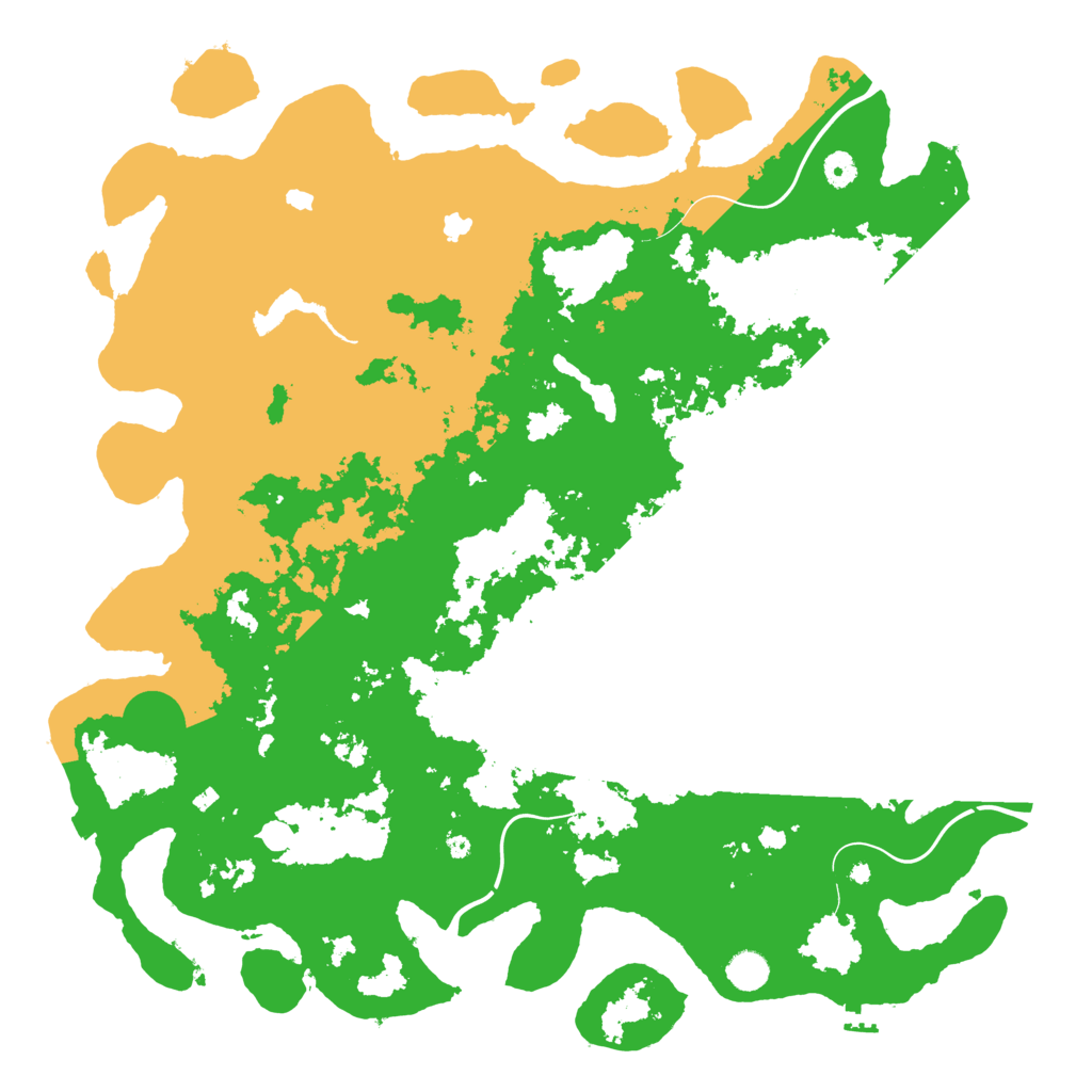 Biome Rust Map: Procedural Map, Size: 4800, Seed: 176968300