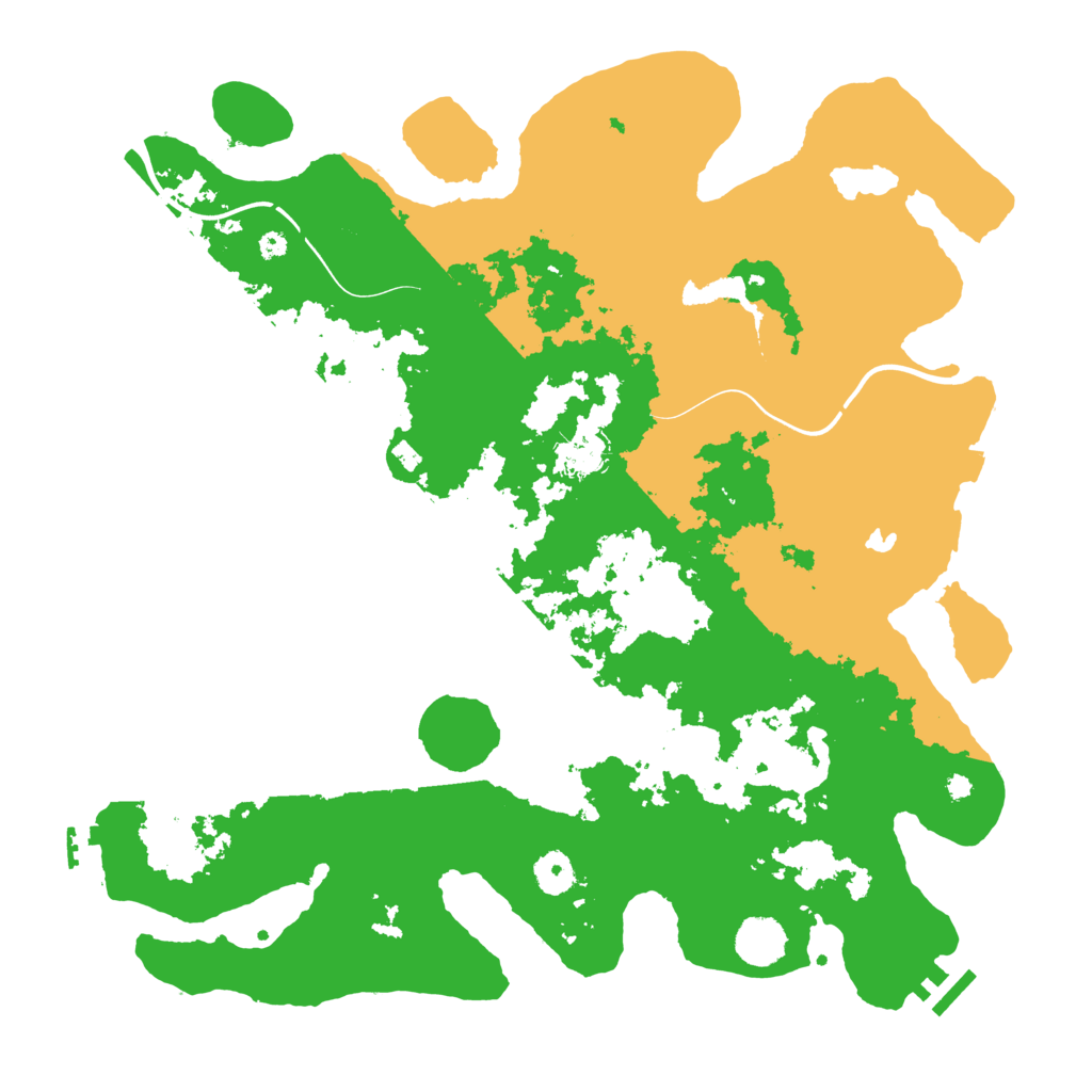 Biome Rust Map: Procedural Map, Size: 4000, Seed: 439337298