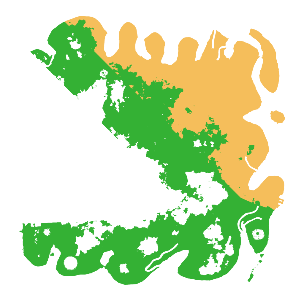 Biome Rust Map: Procedural Map, Size: 4000, Seed: 467934