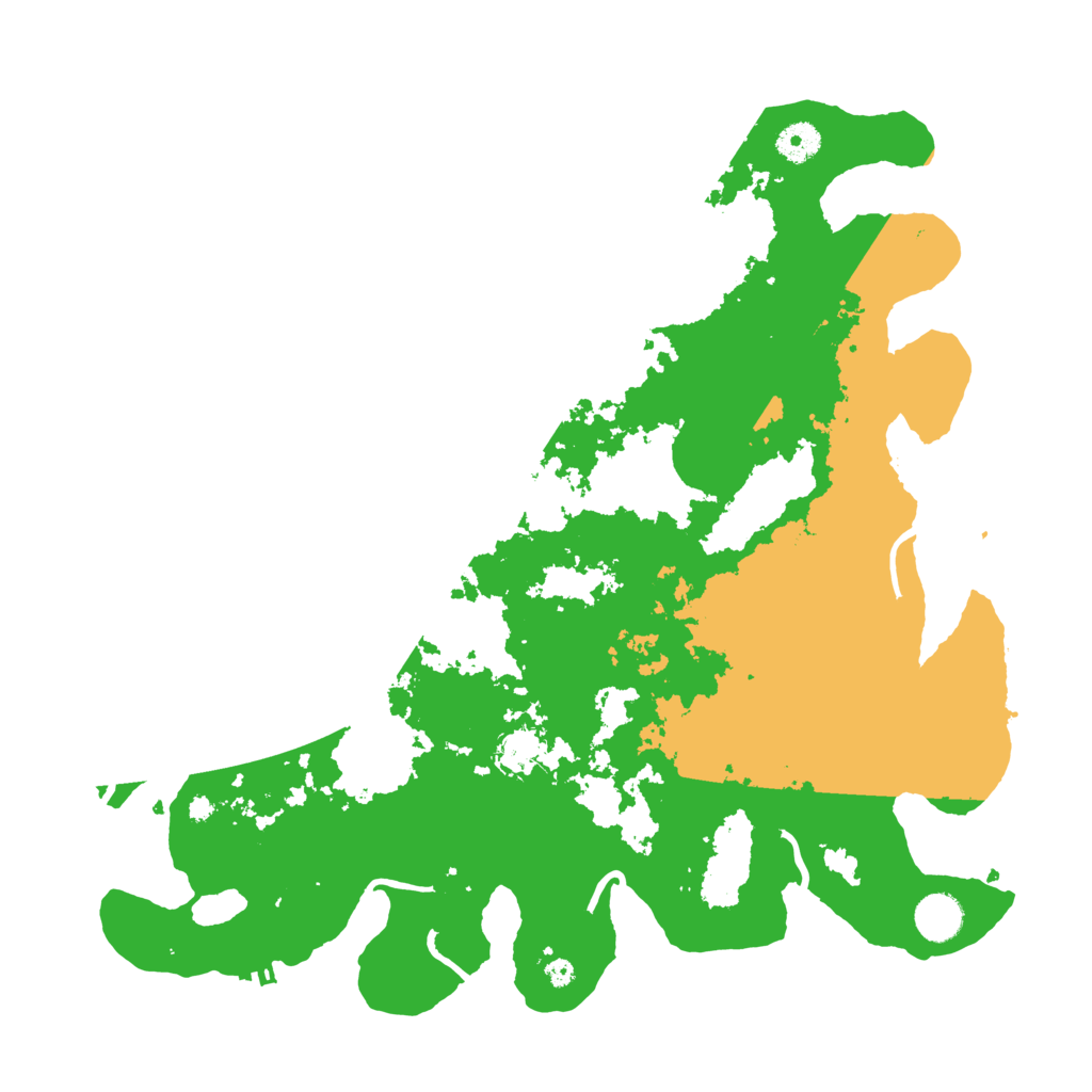Biome Rust Map: Procedural Map, Size: 4000, Seed: 1032