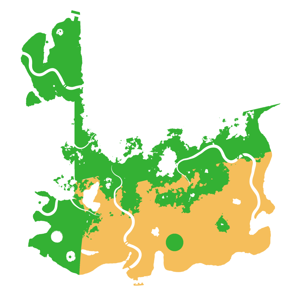 Biome Rust Map: Procedural Map, Size: 4500, Seed: 1172819611