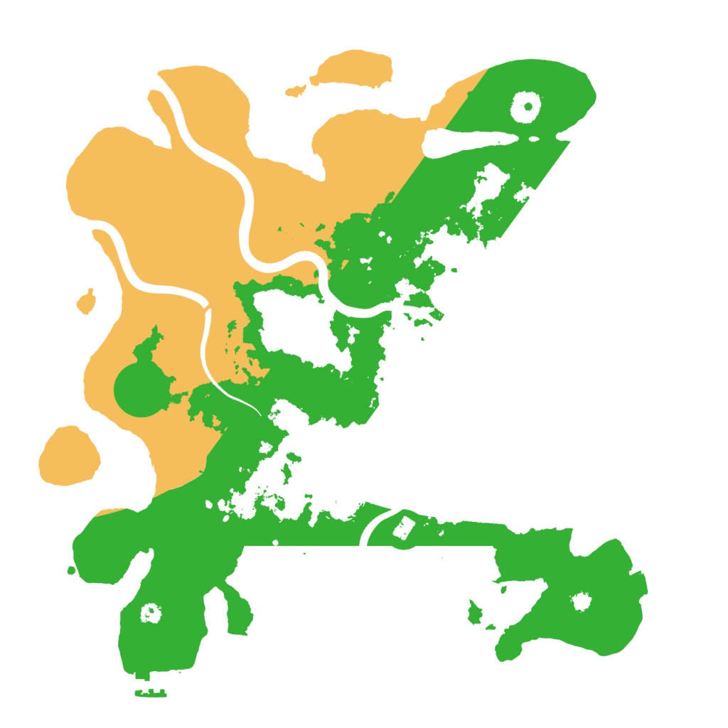 Biome Rust Map: Procedural Map, Size: 3500, Seed: 341
