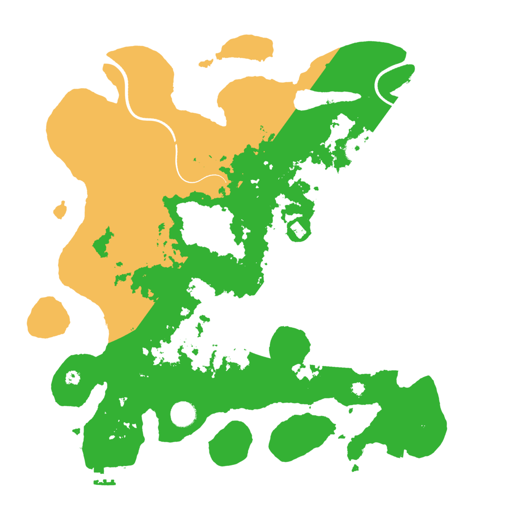 Biome Rust Map: Procedural Map, Size: 3500, Seed: 341