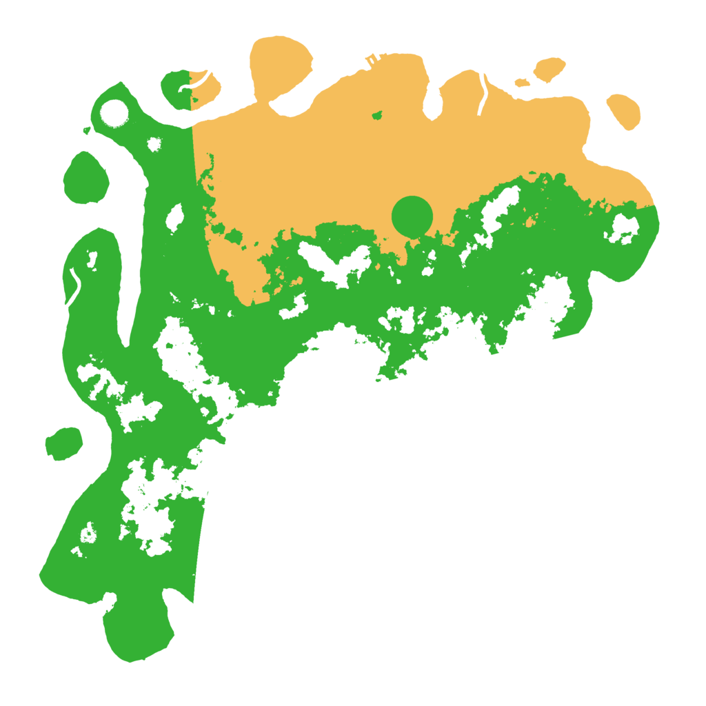 Biome Rust Map: Procedural Map, Size: 4500, Seed: 57315