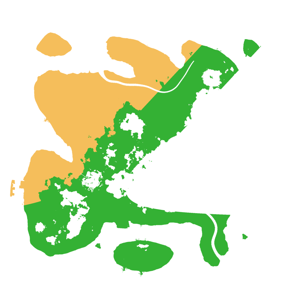 Biome Rust Map: Procedural Map, Size: 2700, Seed: 34