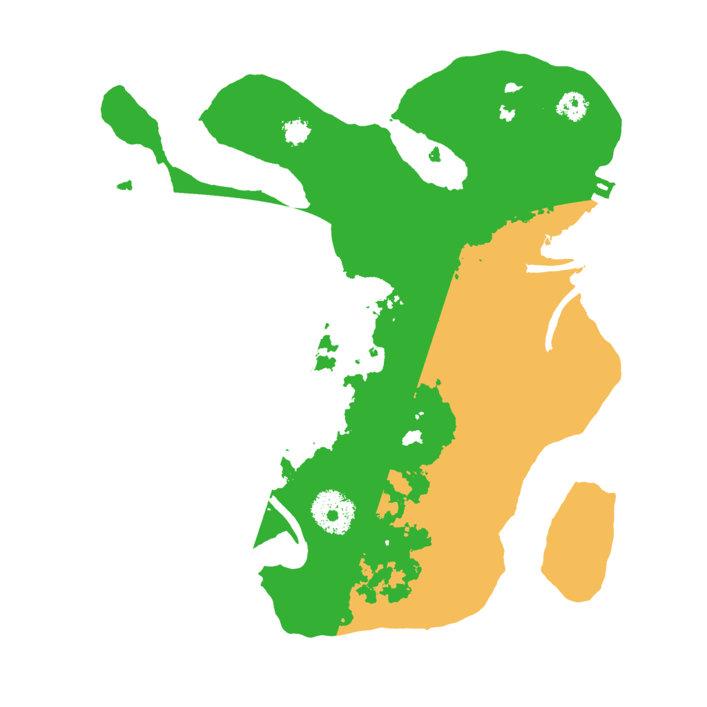 Biome Rust Map: Procedural Map, Size: 2500, Seed: 1561658