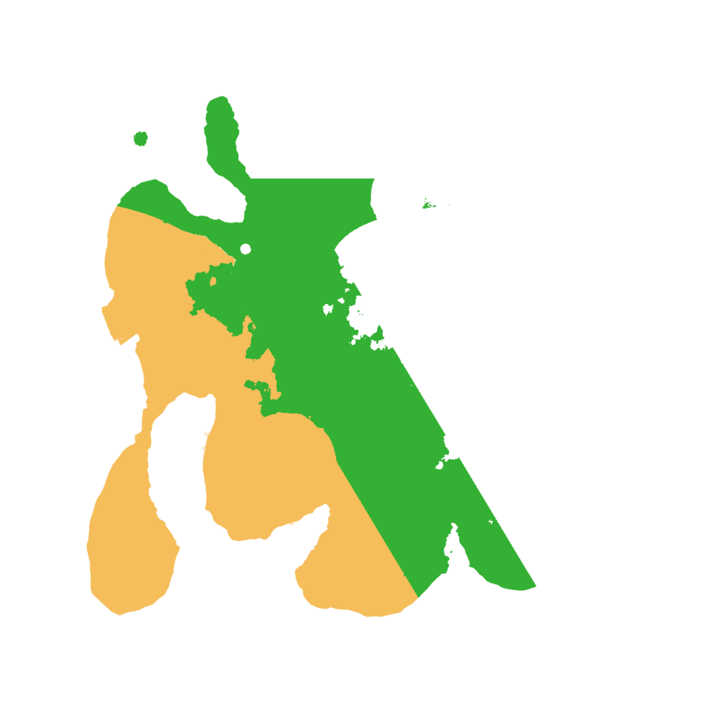 Biome Rust Map: Procedural Map, Size: 2000, Seed: 61745