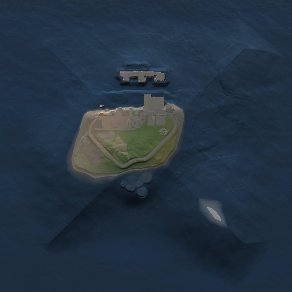 Rust Map: Procedural Map, Size: 1000, Seed: 193744930, 2 Monuments