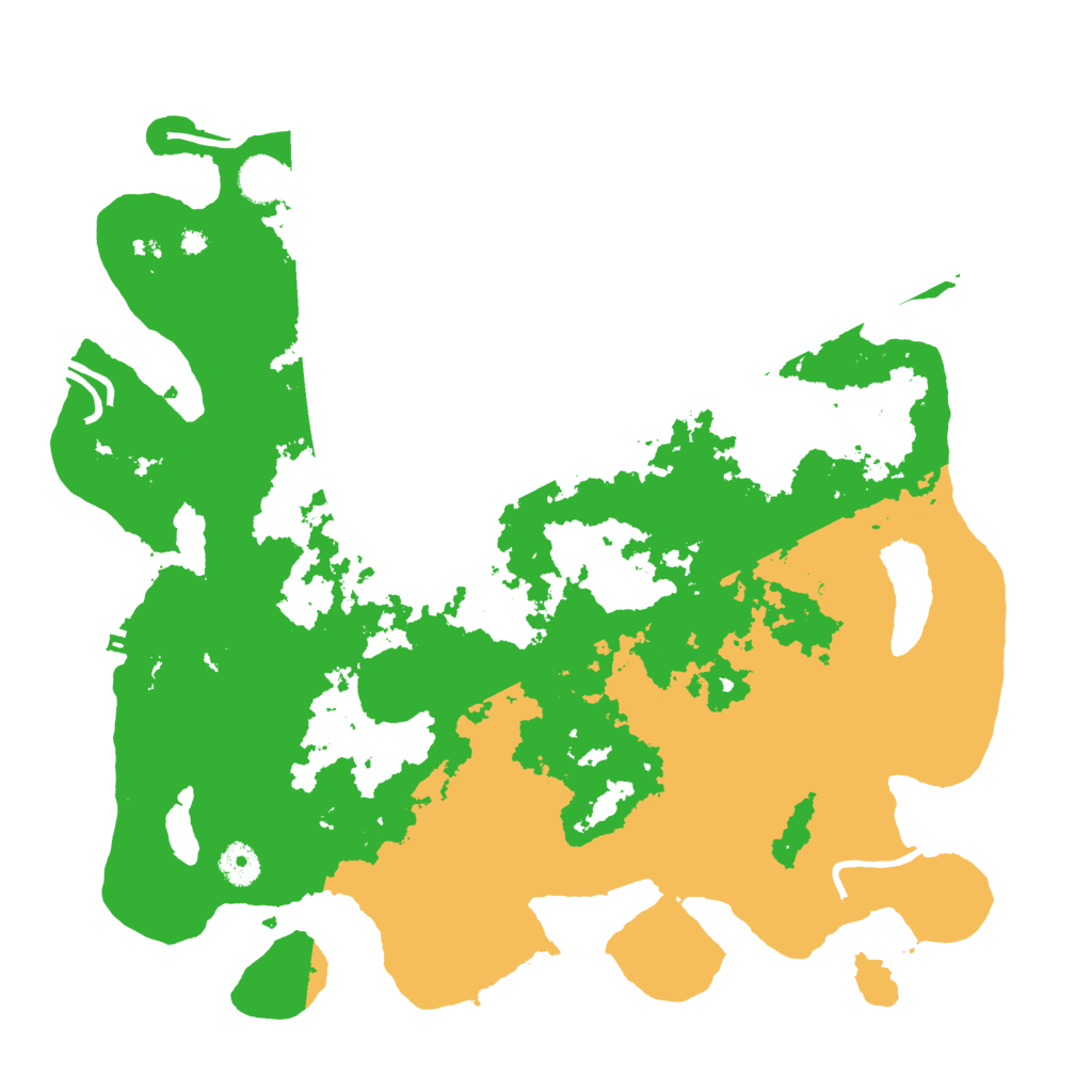 Biome Rust Map: Procedural Map, Size: 4000, Seed: 18287