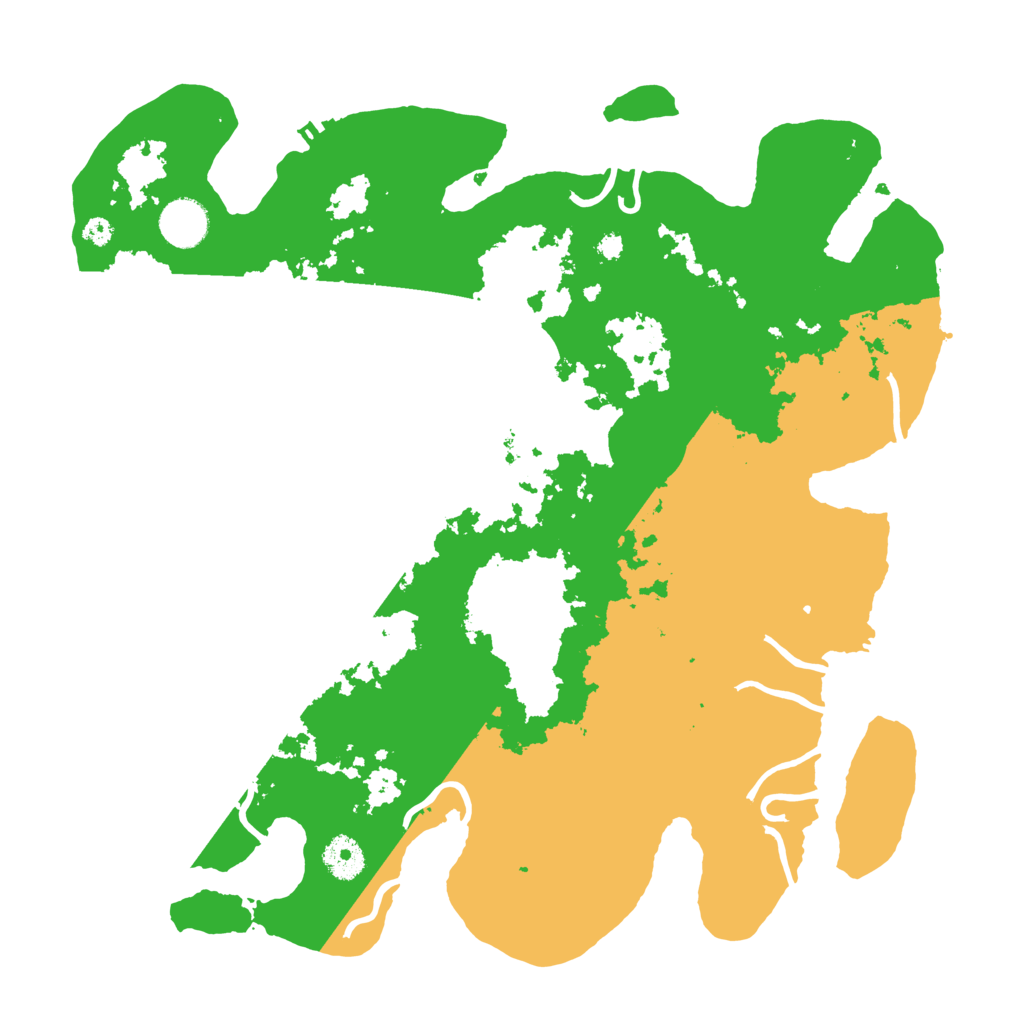 Biome Rust Map: Procedural Map, Size: 3700, Seed: 1009782777