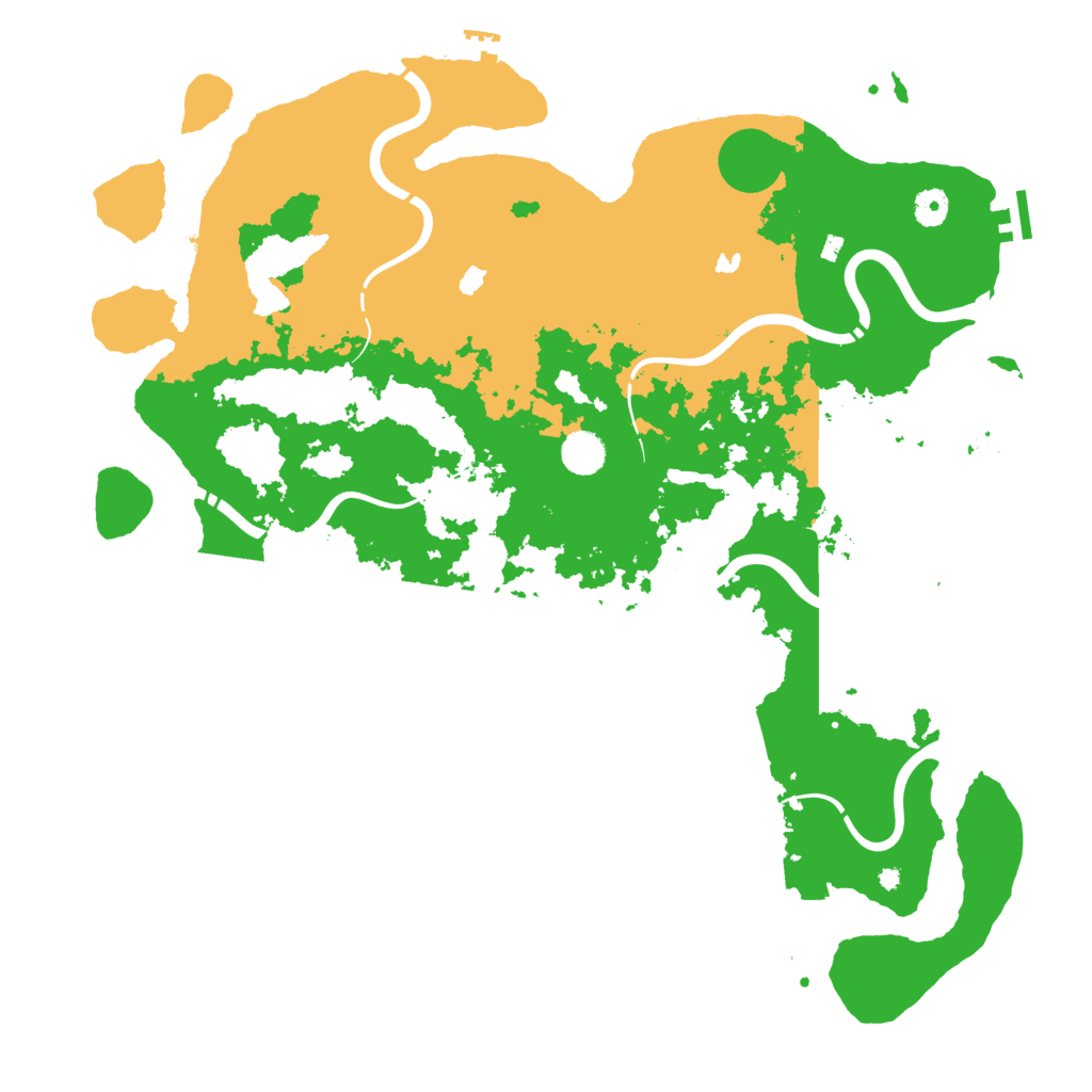 Biome Rust Map: Procedural Map, Size: 4500, Seed: 1143942404