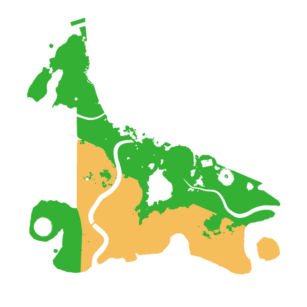 Biome Rust Map: Procedural Map, Size: 3000, Seed: 17989