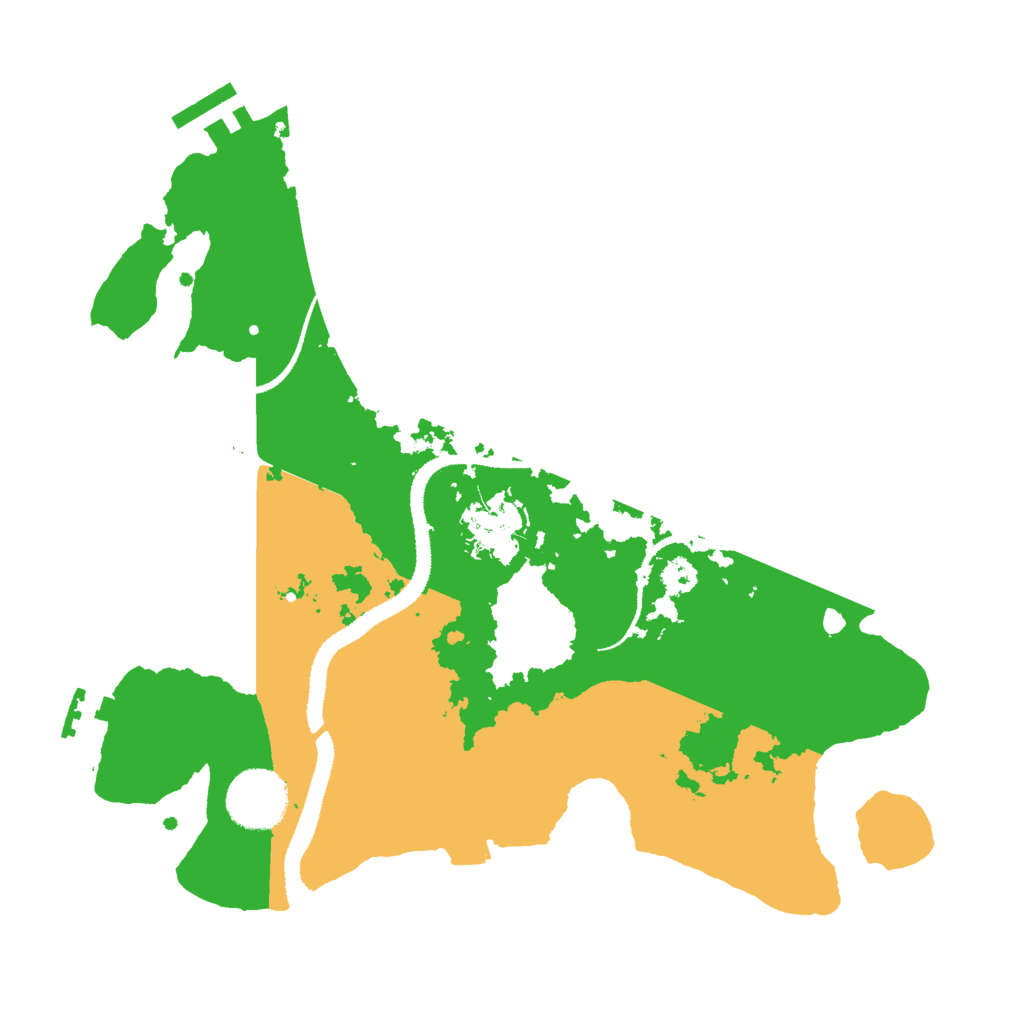 Biome Rust Map: Procedural Map, Size: 3000, Seed: 17989