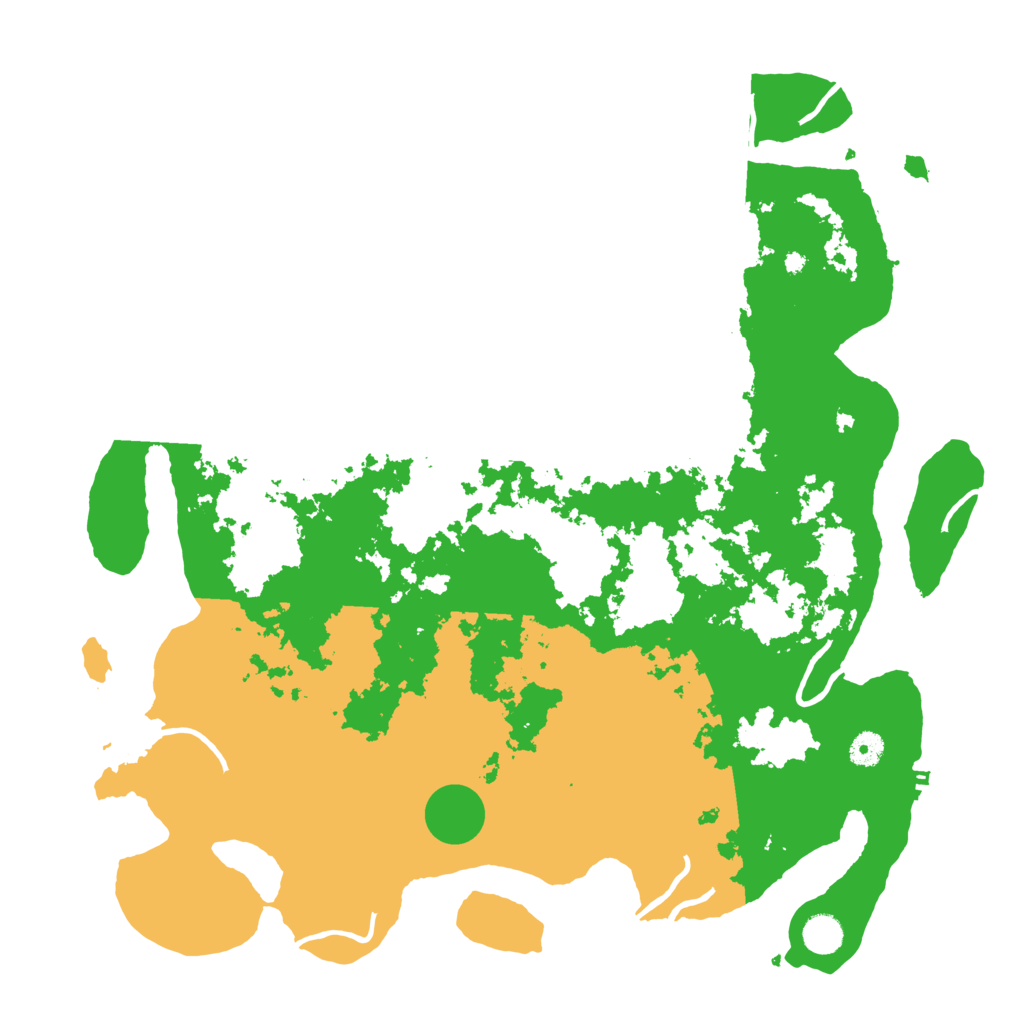 Biome Rust Map: Procedural Map, Size: 4500, Seed: 1625118375
