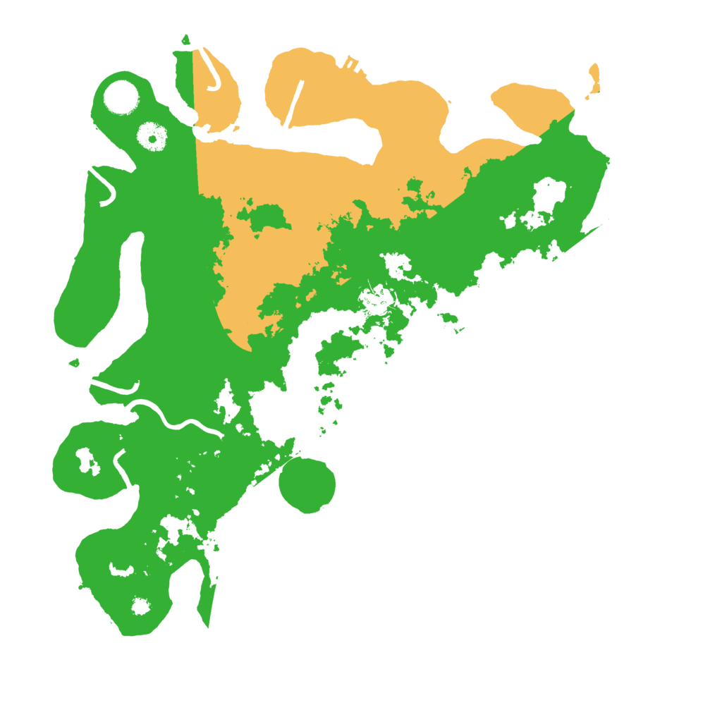 Biome Rust Map: Procedural Map, Size: 3700, Seed: 1535709694