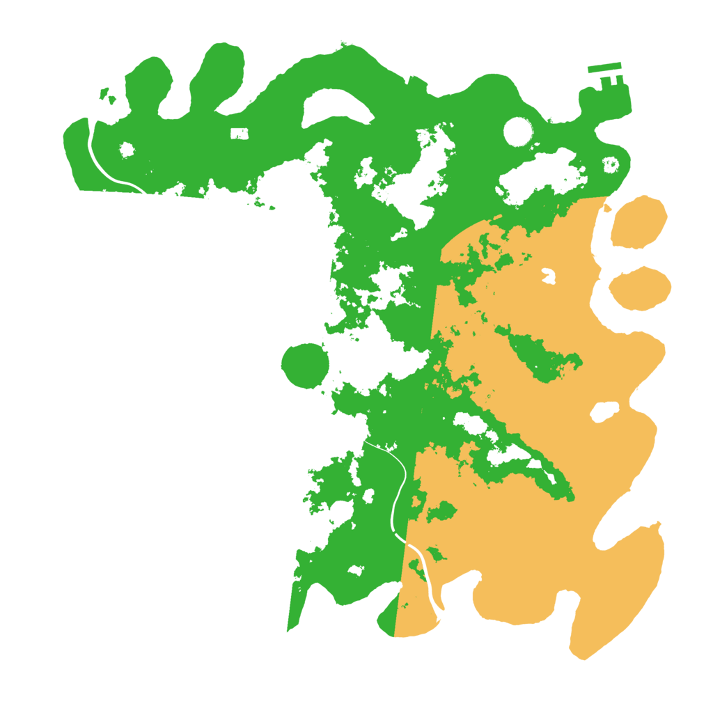 Biome Rust Map: Procedural Map, Size: 4300, Seed: 6358321