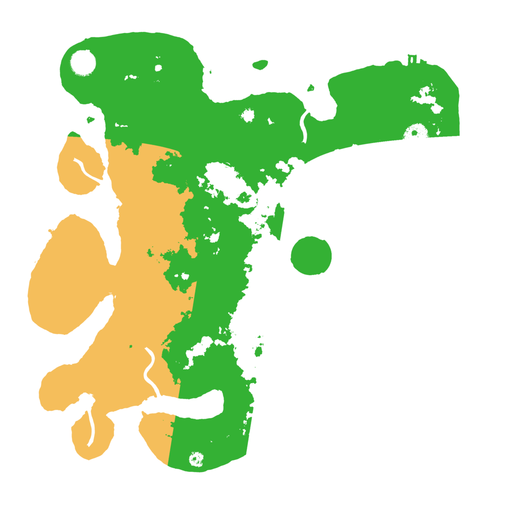 Biome Rust Map: Procedural Map, Size: 3500, Seed: 926470534