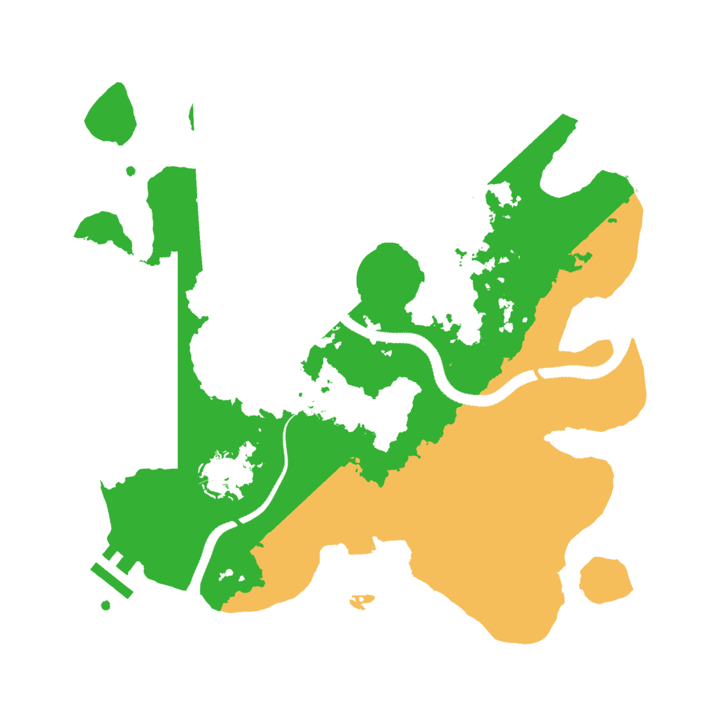 Biome Rust Map: Procedural Map, Size: 3000, Seed: 29253