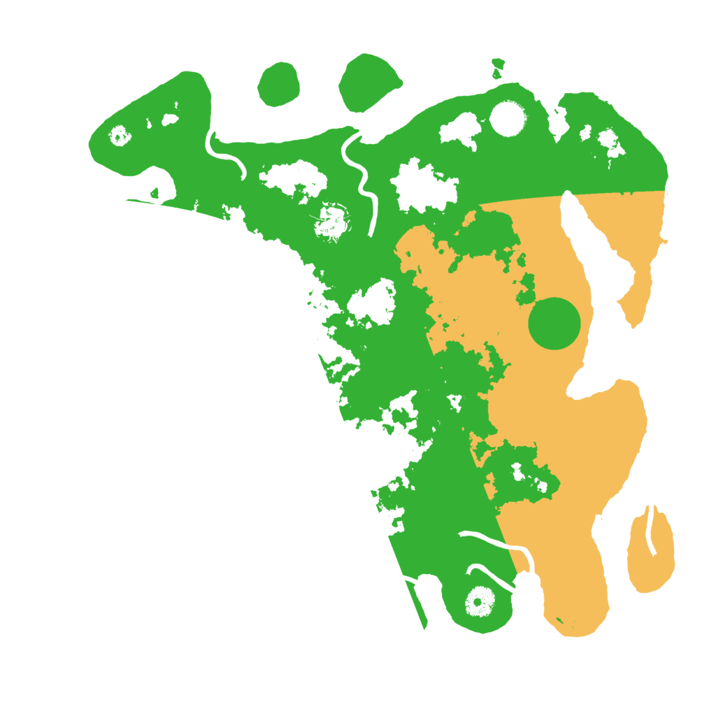 Biome Rust Map: Procedural Map, Size: 3600, Seed: 1645803615