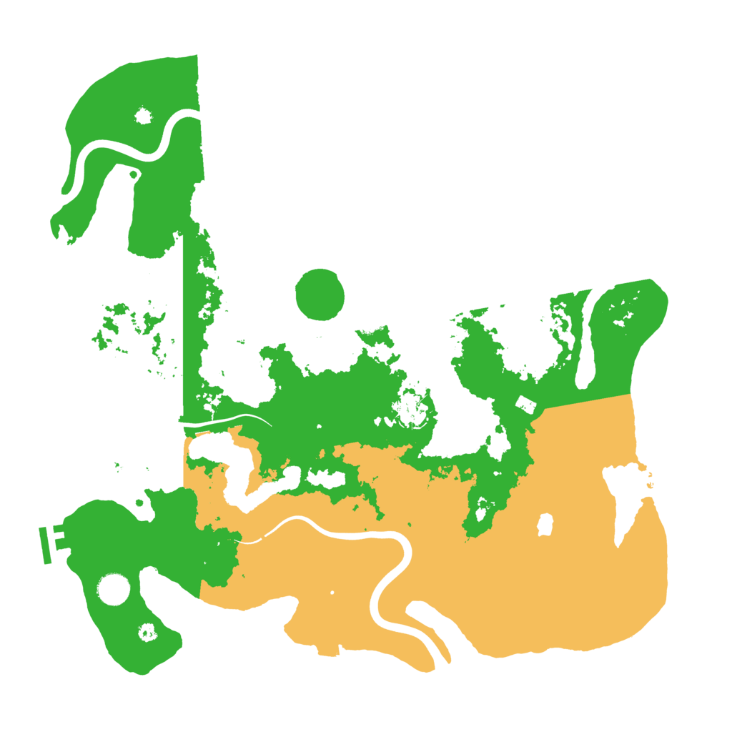 Biome Rust Map: Procedural Map, Size: 4000, Seed: 525835500