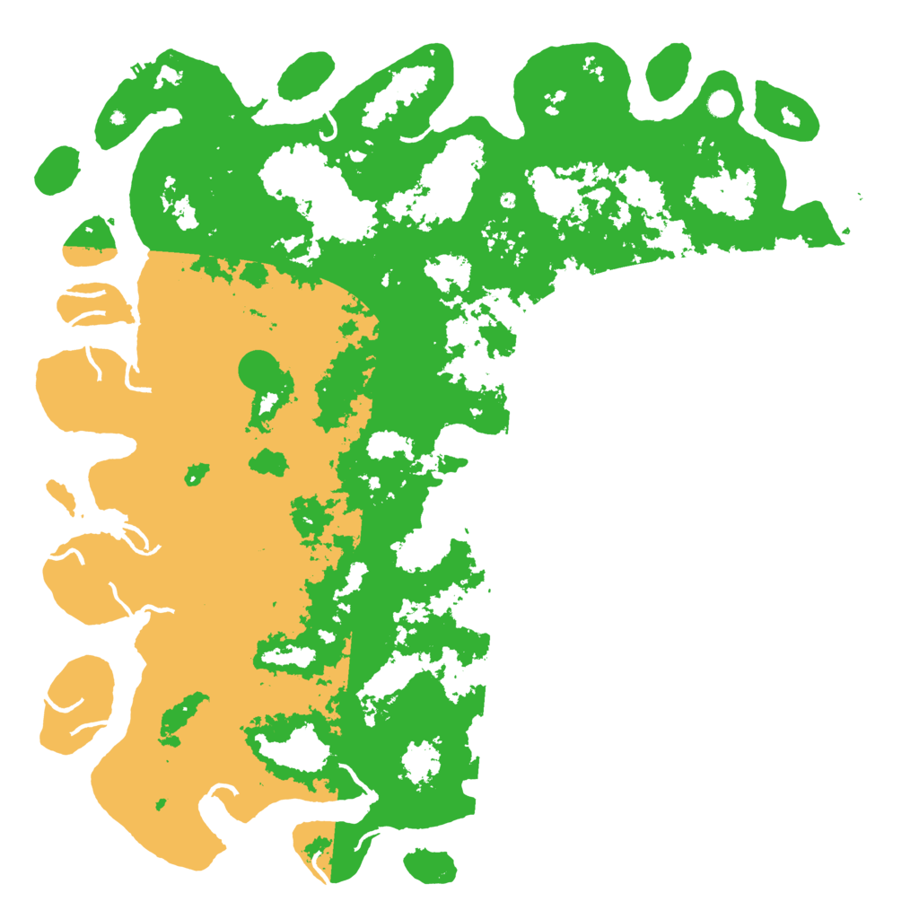 Biome Rust Map: Procedural Map, Size: 6000, Seed: 531767567