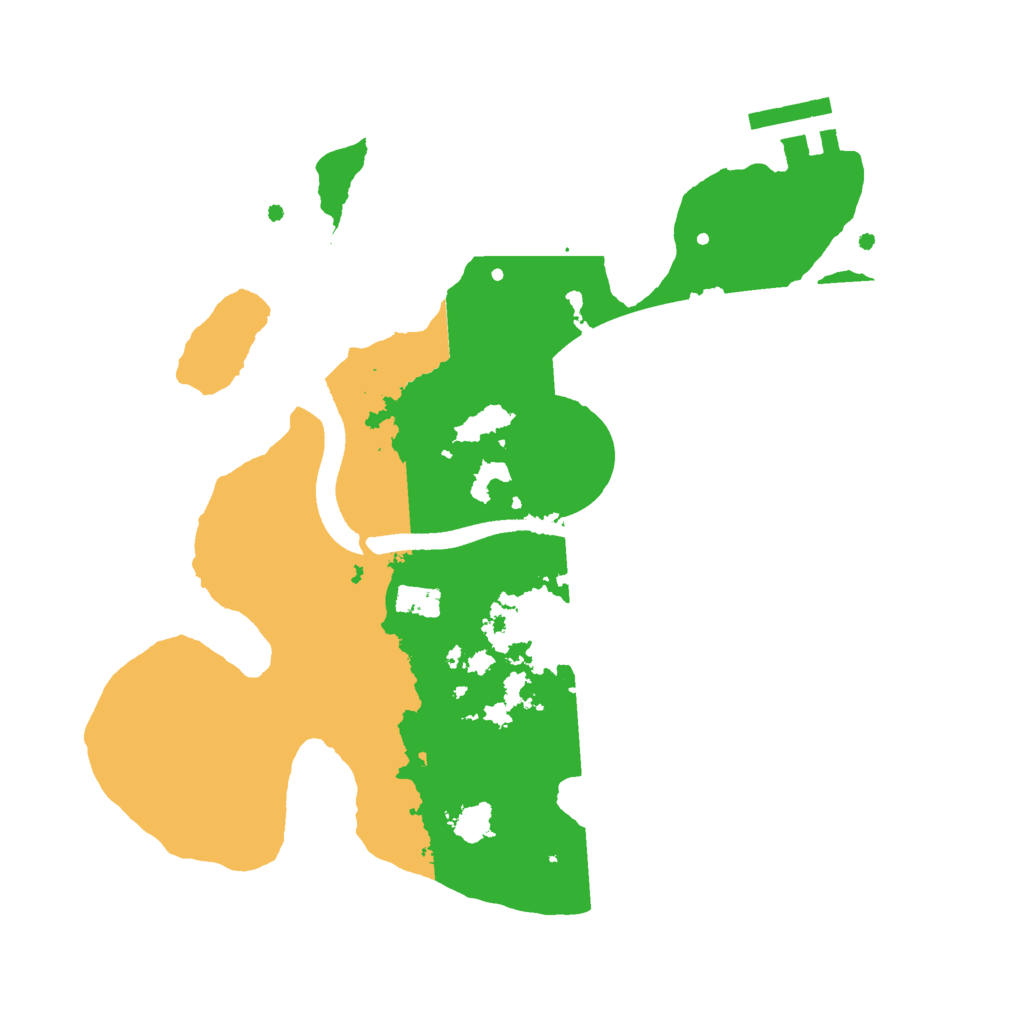 Biome Rust Map: Procedural Map, Size: 2500, Seed: 1522327031