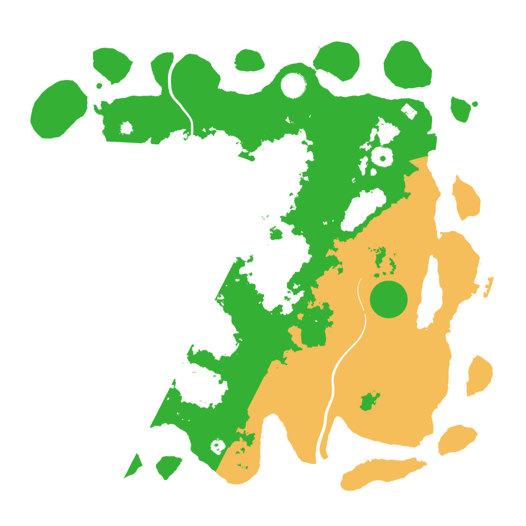 Biome Rust Map: Procedural Map, Size: 3700, Seed: 1752015923