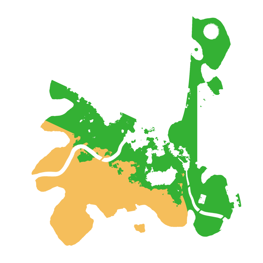 Biome Rust Map: Procedural Map, Size: 3000, Seed: 22659