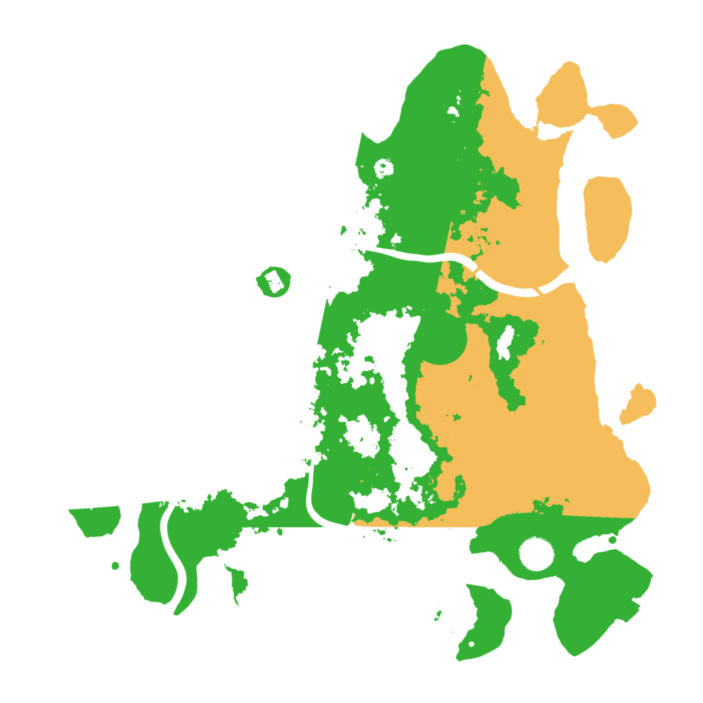 Biome Rust Map: Procedural Map, Size: 3700, Seed: 1779597916