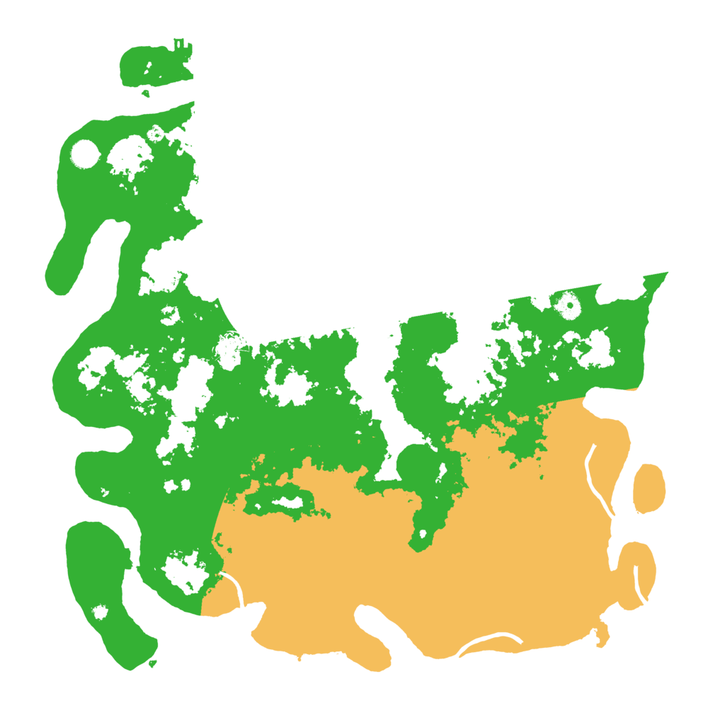 Biome Rust Map: Procedural Map, Size: 4500, Seed: 525835500