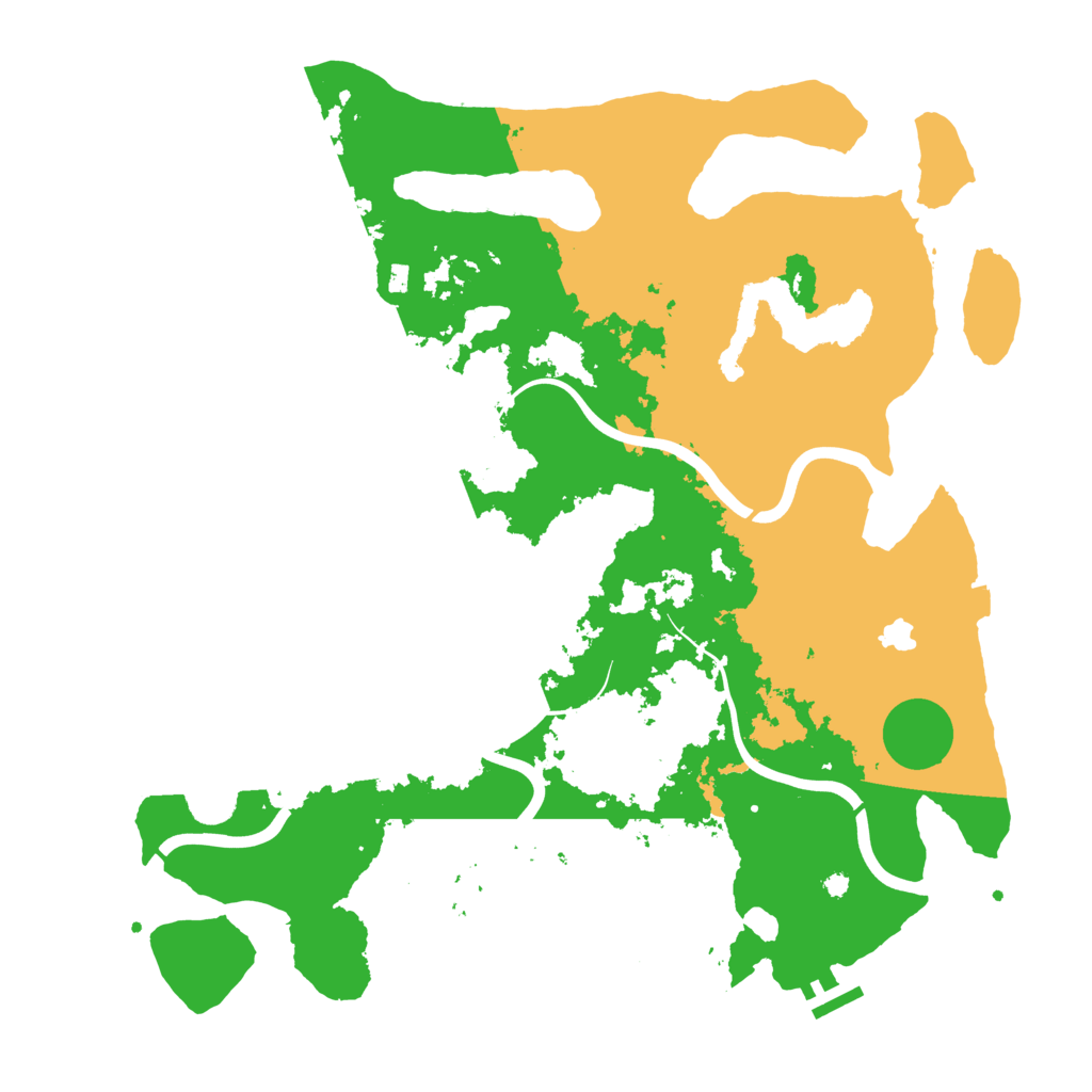 Biome Rust Map: Procedural Map, Size: 4096, Seed: 1775180867