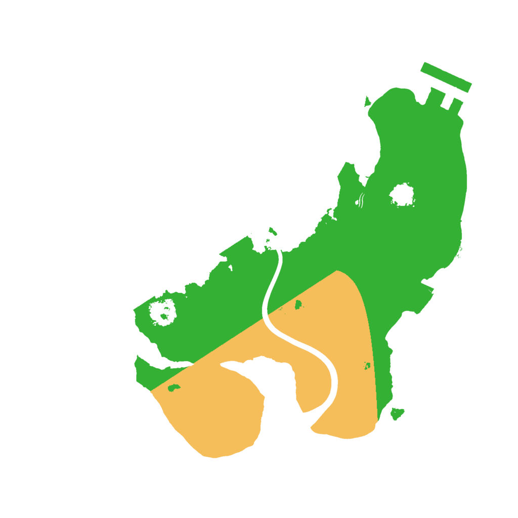 Biome Rust Map: Procedural Map, Size: 2000, Seed: 850234