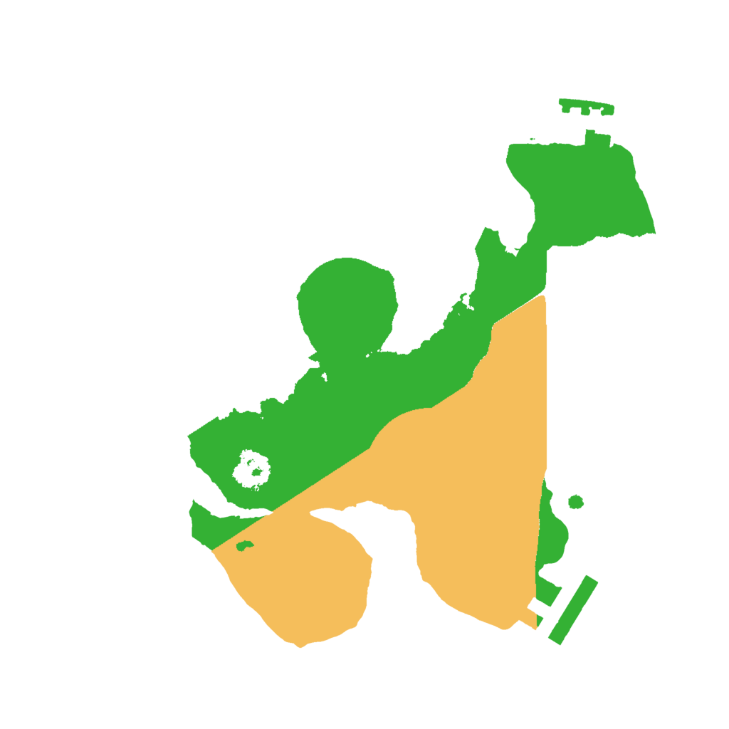 Biome Rust Map: Procedural Map, Size: 2000, Seed: 850234