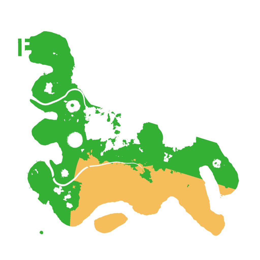 Biome Rust Map: Procedural Map, Size: 3000, Seed: 1040690399
