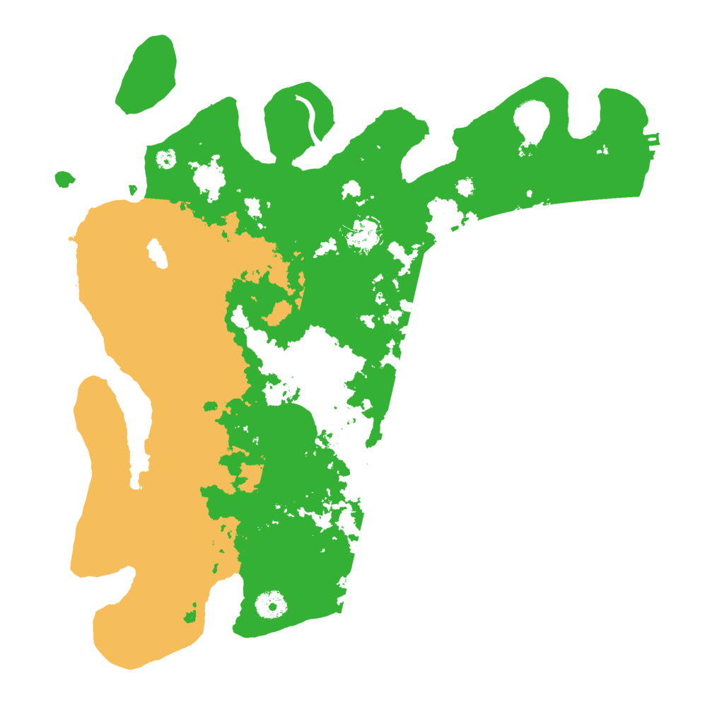 Biome Rust Map: Procedural Map, Size: 3700, Seed: 239607677