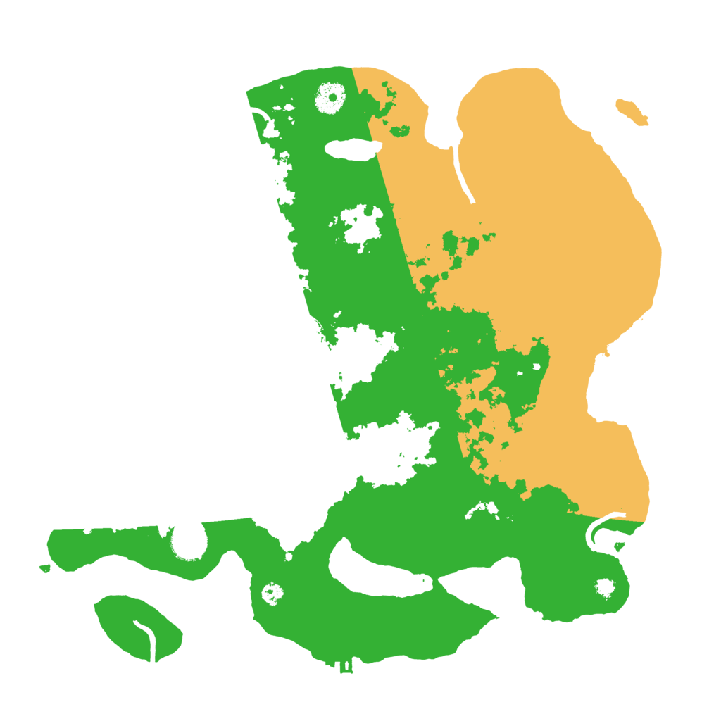 Biome Rust Map: Procedural Map, Size: 3500, Seed: 1715122482