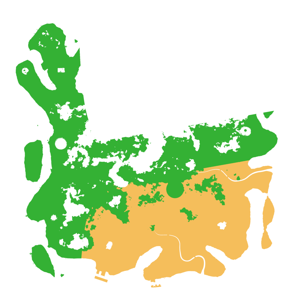 Biome Rust Map: Procedural Map, Size: 4500, Seed: 364591974