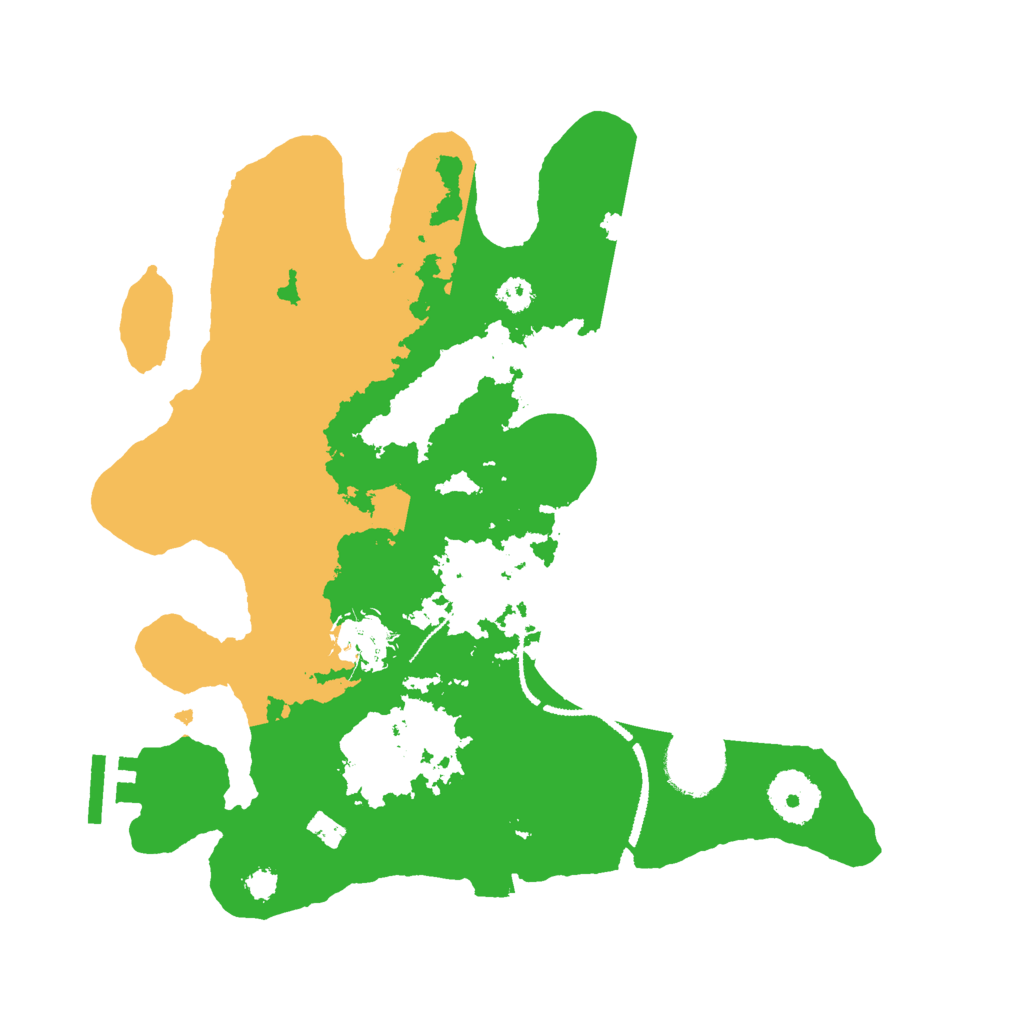 Biome Rust Map: Procedural Map, Size: 3000, Seed: 1407743040