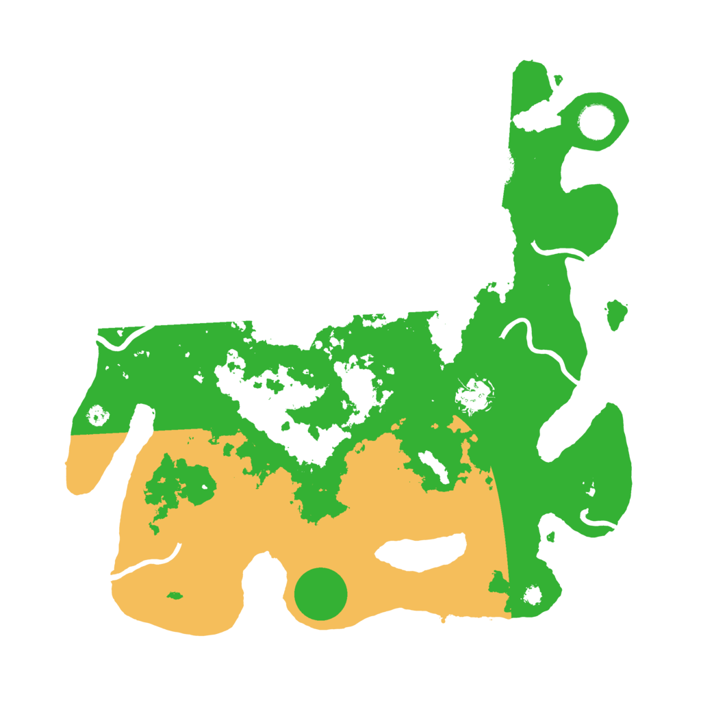 Biome Rust Map: Procedural Map, Size: 3500, Seed: 1707442667