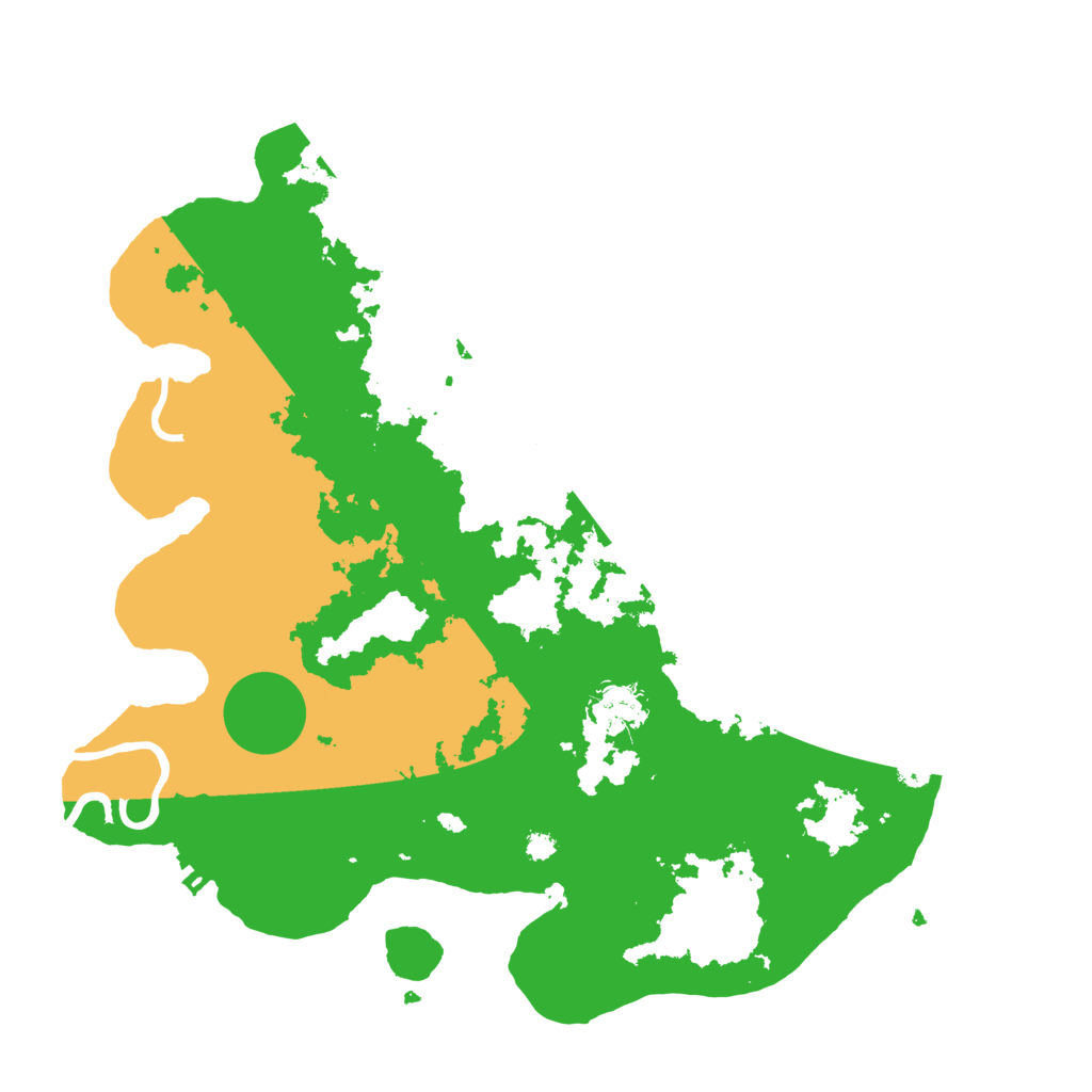 Biome Rust Map: Procedural Map, Size: 3500, Seed: 564914723