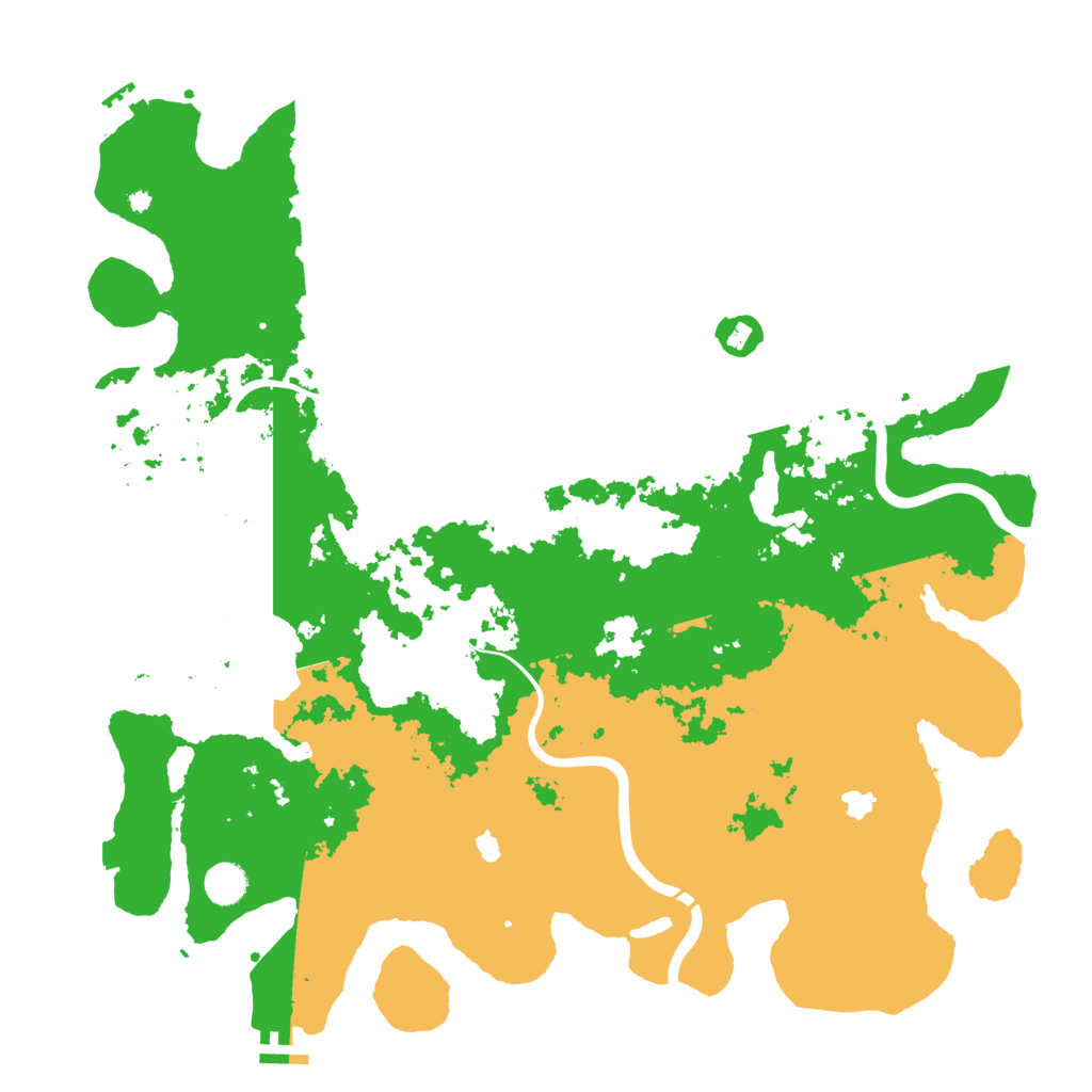 Biome Rust Map: Procedural Map, Size: 4500, Seed: 9590