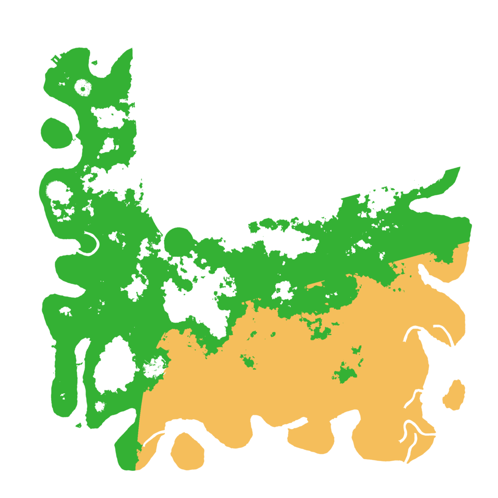 Biome Rust Map: Procedural Map, Size: 4500, Seed: 9590