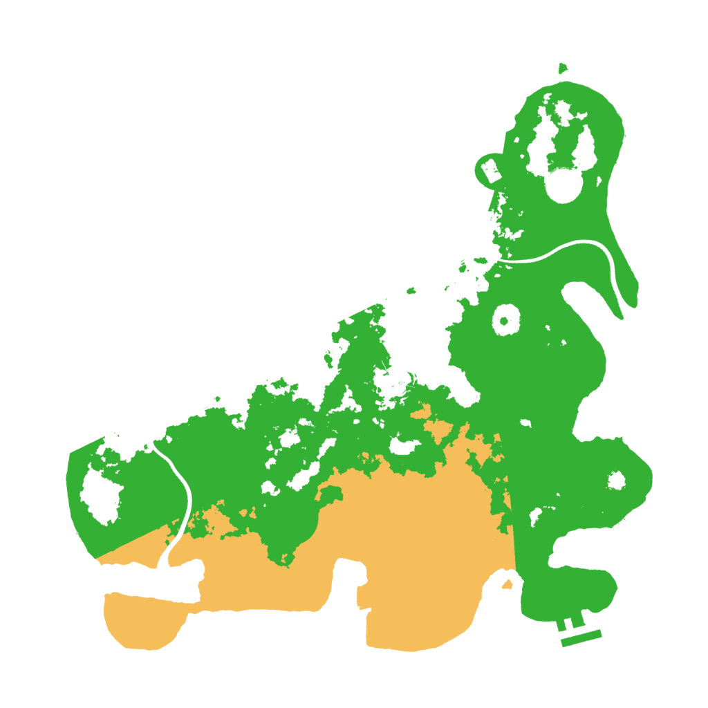 Biome Rust Map: Procedural Map, Size: 3500, Seed: 1794508185