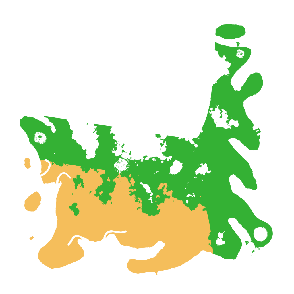 Biome Rust Map: Procedural Map, Size: 3700, Seed: 1047248326