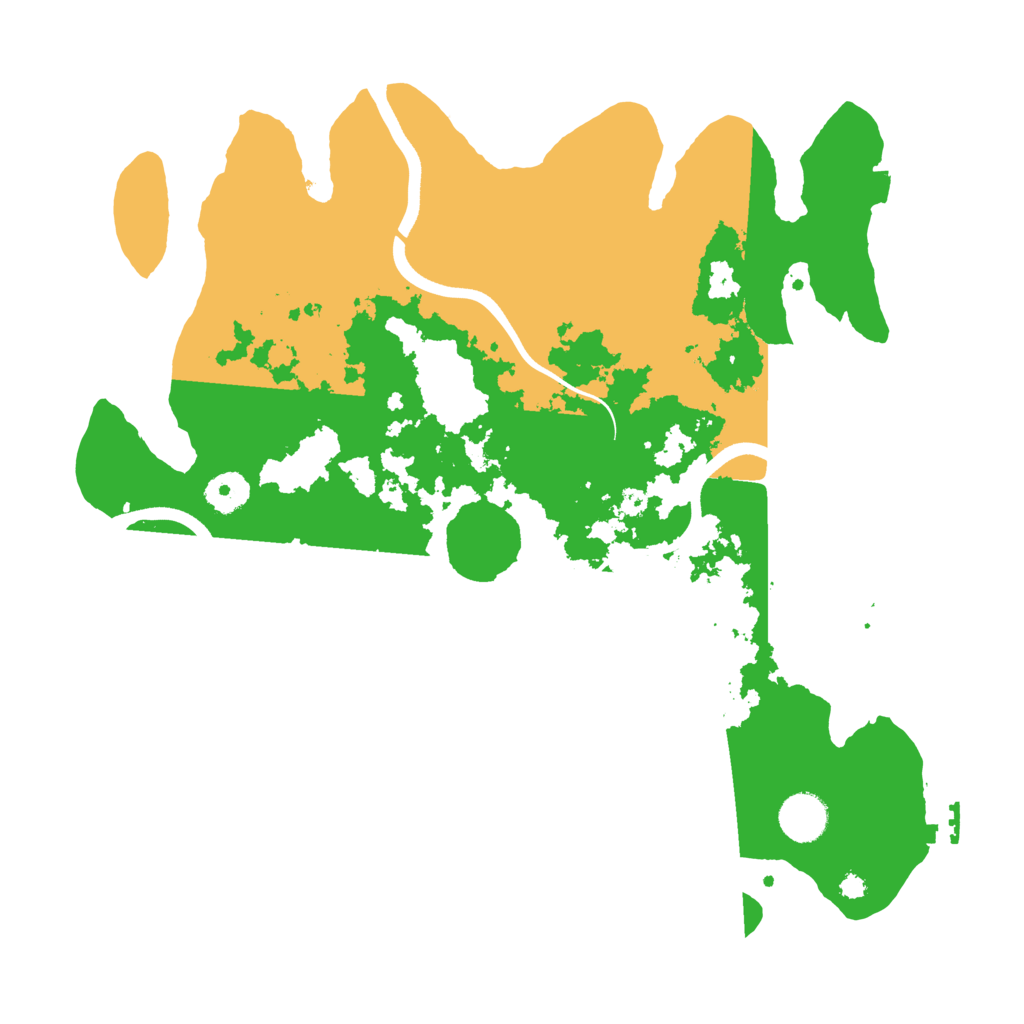 Biome Rust Map: Procedural Map, Size: 3700, Seed: 1664419887